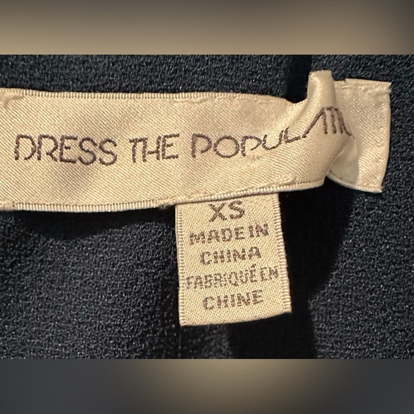 Dress the Population Alicia Mixed Media Midi Dress - Picture 9 of 10